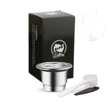 Load image into Gallery viewer, ICafilasSVIP Link Capsule For Nespresso Reutilisable Inox Refillable Capsule Crema Espress Reusable Refillable For Nespresso
