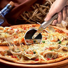 Load image into Gallery viewer, Stainless Steel Pizza Single Wheel Cut Tools Diameter 6.5CM Household Pizza Knife Cake Tools Wheel Use For Waffle Cookies
